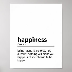 Affiche Feel-Good Cotes sur le bonheur