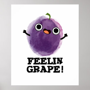 Affiche Feelin Graphe Drôle Fruit Pun
