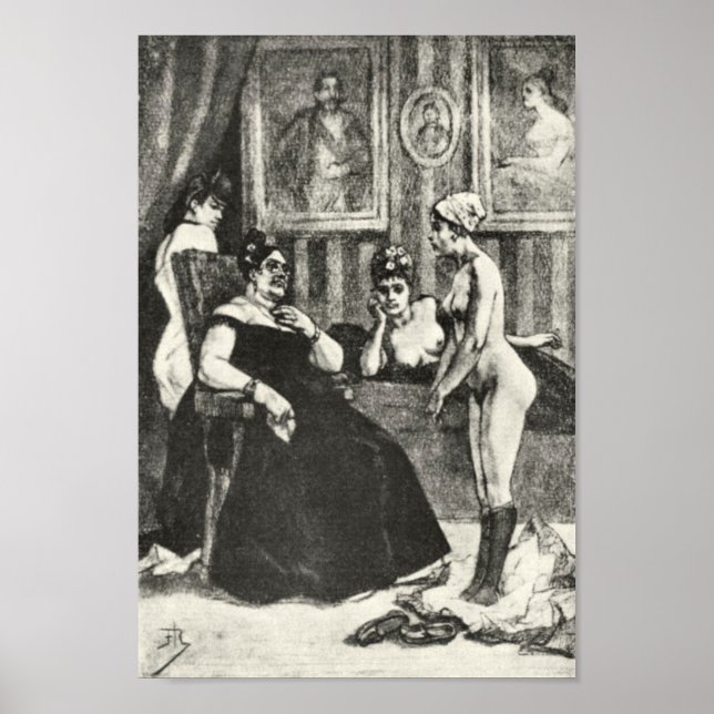 Affiche Felicien Rops - Examen (Devant)