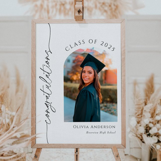 Affiche Félicitations à l'Affiche de bienvenue des diplôme (Créateur téléchargé)