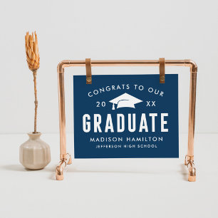 Affiche Félicitations à nos diplômés de la marine
