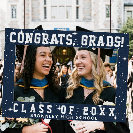 Affiche Félicitations aux diplômés, Cadre photo de graduat