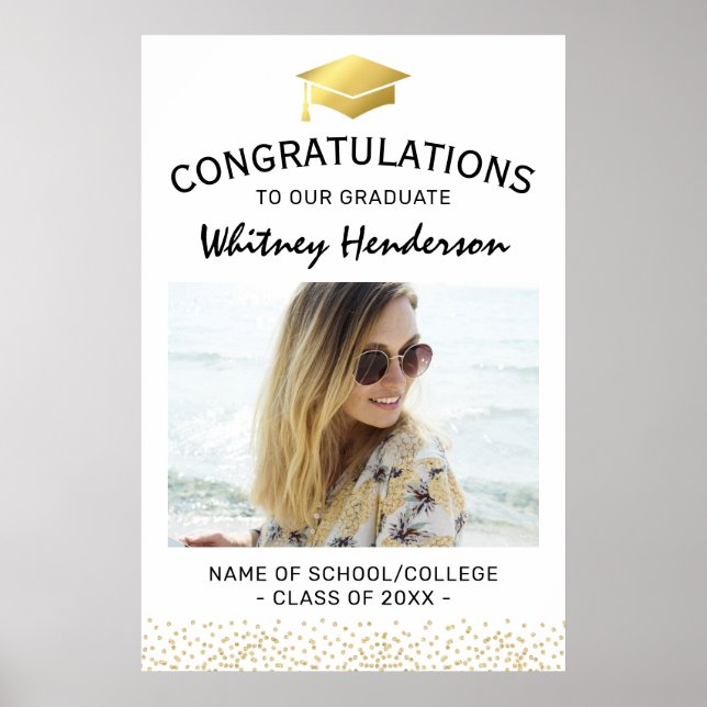 Affiche Félicitations aux diplômés de 2025 (Devant)