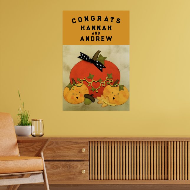 Affiche Félicitations pour la fête de mariage (Salon 2)