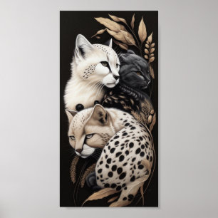 AFFICHE FELINE FINESSE #1