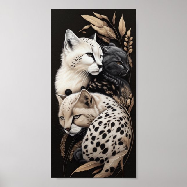 AFFICHE FELINE FINESSE #1 (Devant)