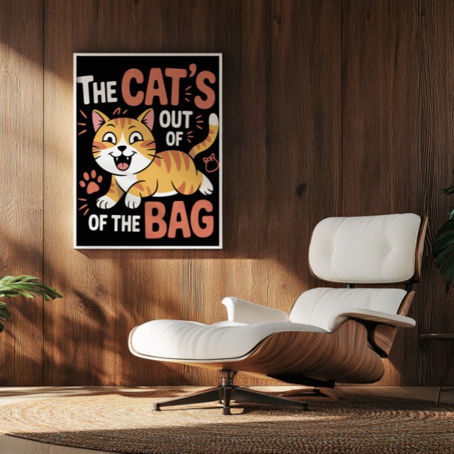 Affiche Feline Reveal : Sortie du sac (Créateur téléchargé)