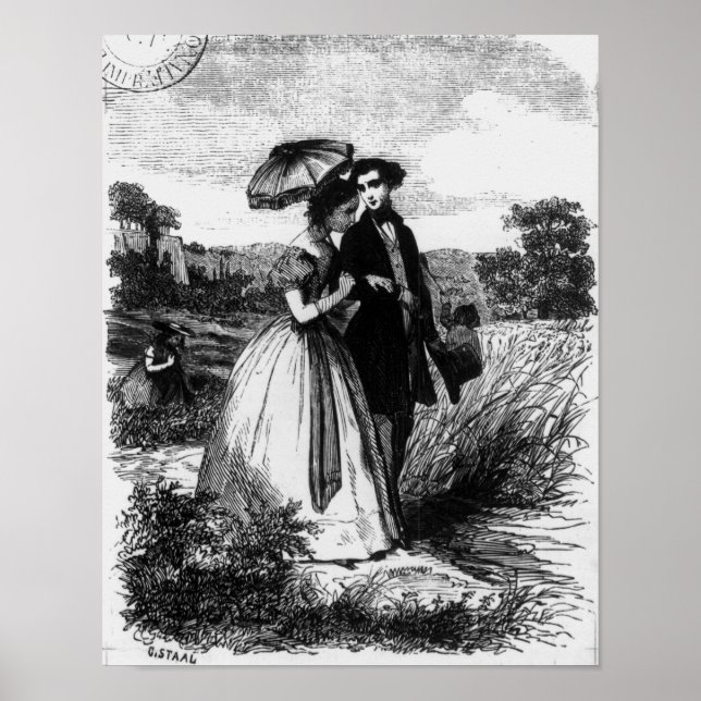 Affiche Felix de Vandenesse et Madame de Mortsauf (Devant)