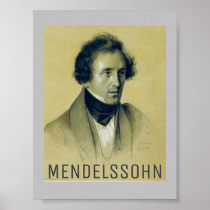 Affiche Felix Mendelssohn (1834)
