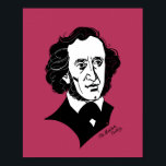 Affiche Felix Mendelssohn Bartholdy<br><div class="desc">Graphic portrait of composer</div>