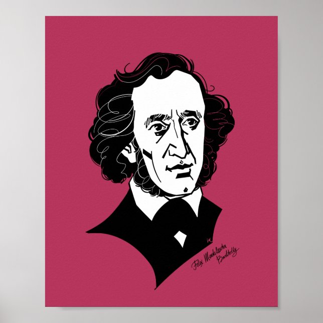 Affiche Felix Mendelssohn Bartholdy (Devant)