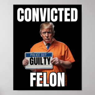Affiche Felon Donald Trump 2024