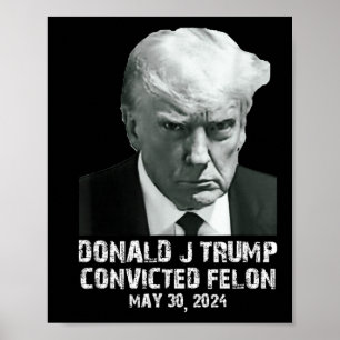 Affiche Felon Donald Trump Coupable De Le Verrouiller Dans