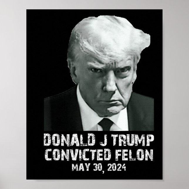 Affiche Felon Donald Trump Coupable De Le Verrouiller Dans (Devant)