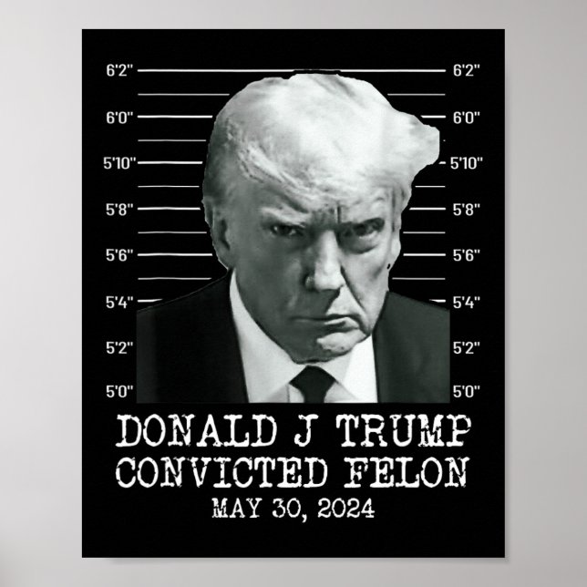 Affiche Felon Donald Trump Coupable De Le Verrouiller Dans (Devant)