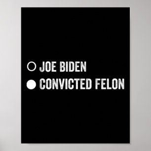 Affiche Felon Funny Pro Trump 2024