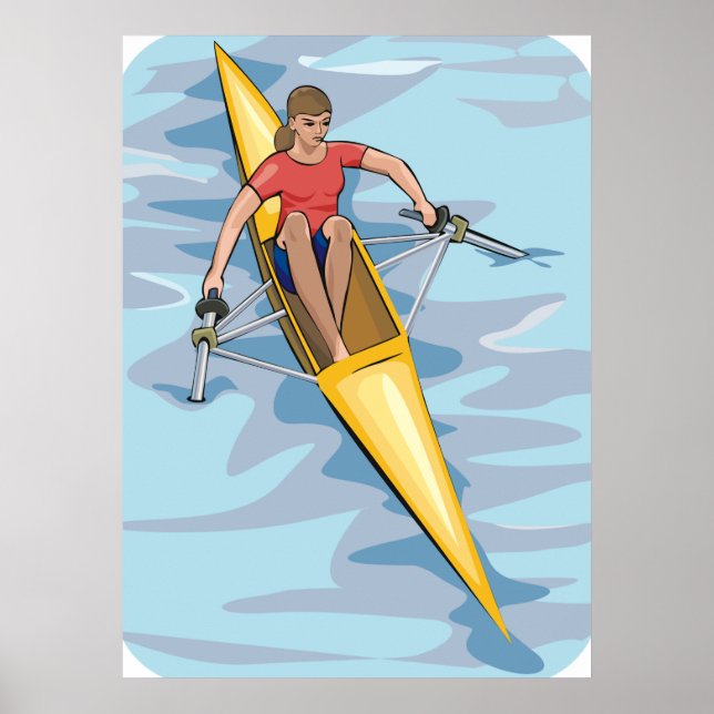 Affiche Female Rower (Devant)