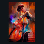 affiche féminine violoncelle<br><div class="desc">Ajoutez un peu d'élégance musicale à votre décor maison avec cette belle affiche violoncelle femme. Un cadeau parfait pour les amateurs de musique classique et les aspirants musiciens.</div>