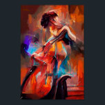 affiche féminine violoncelle<br><div class="desc">Ajoutez un peu d'élégance musicale à votre décor maison avec cette belle affiche violoncelle femme. Un cadeau parfait pour les amateurs de musique classique et les aspirants musiciens.</div>