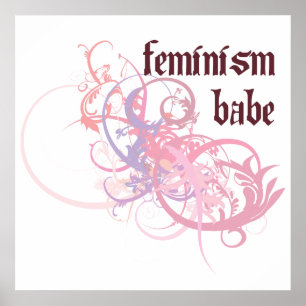Affiche Feminism Babe