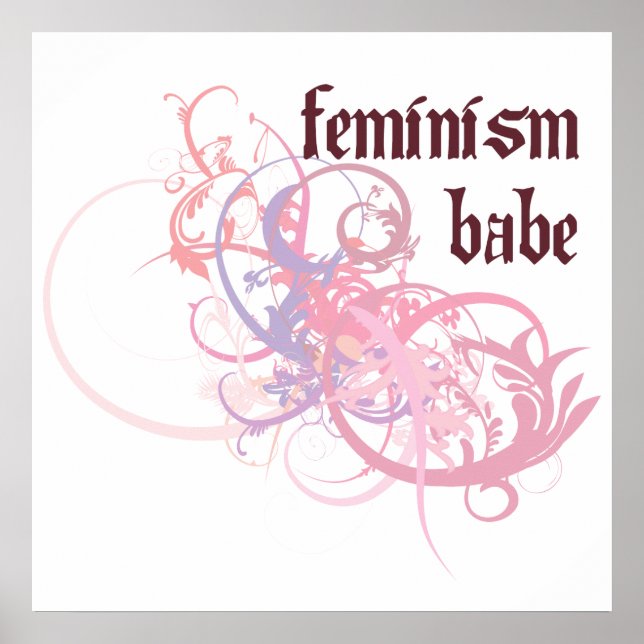 Affiche Feminism Babe (Devant)