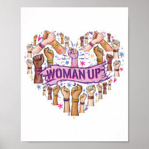 Affiche Féminisme Feministe Forte autonomisation des femme