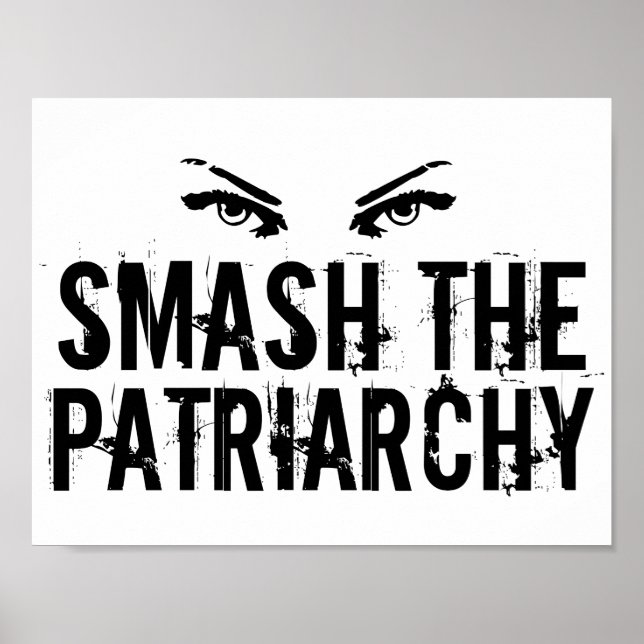 Affiche Féministe Briser le Patriarcat (Devant)