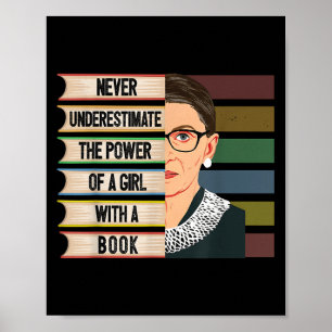 Affiche Féministe Ruth Bader Ginsburg Rbg Citation Fille A