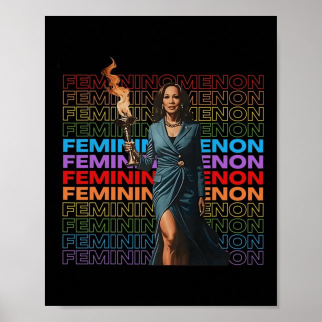 Affiche Feminomenon Funny Kamala Harris (Devant)
