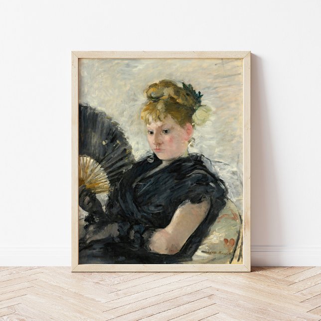 Affiche Femme À L'éventail | Berthe Morisot (Créateur téléchargé)