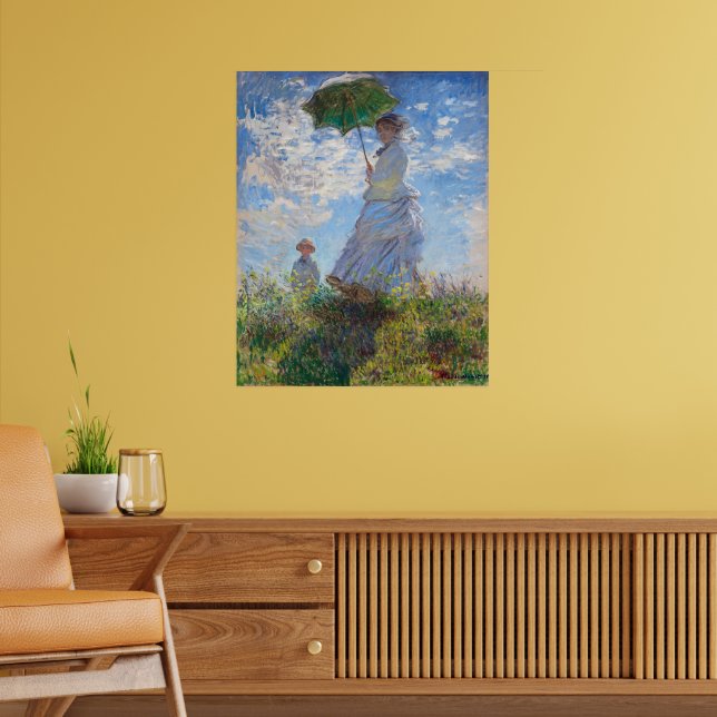 Affiche Femme à l'ombrelle | Monet | (Salon 2)