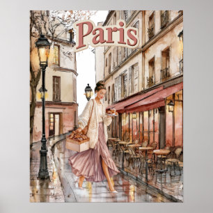 Affiche Femme à Paris