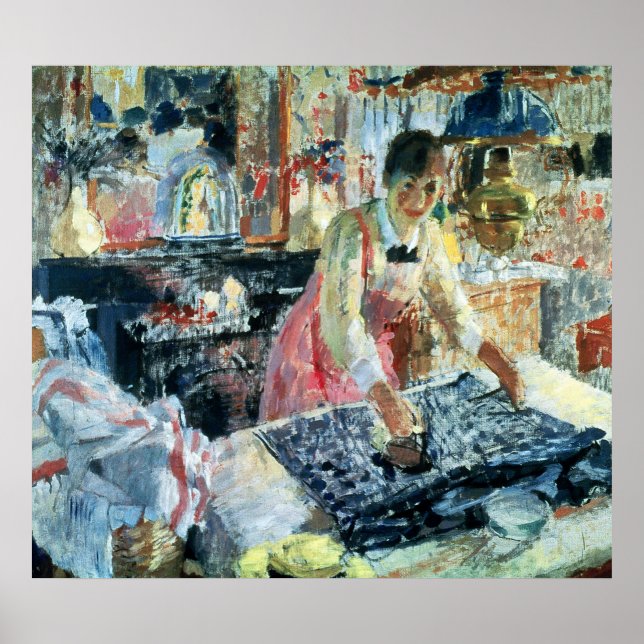 Affiche Femme à repasser, 1912 (Devant)