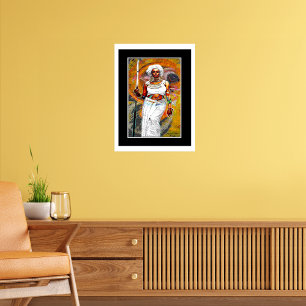 Affiche Femme africaine guerrière