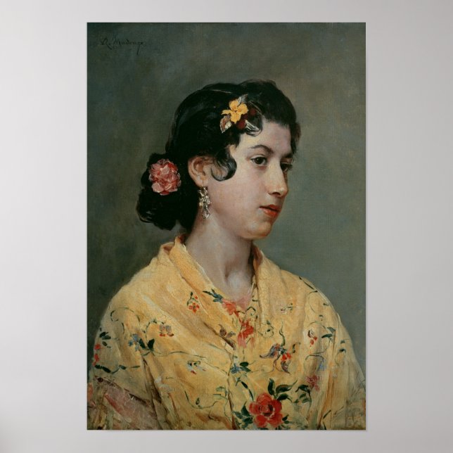 Affiche Femme andalouse, 1898 (Devant)