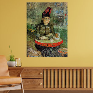 Affiche Femme au Café Tambourin,