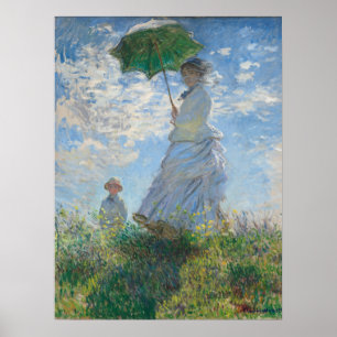 Affiche Femme au parasol