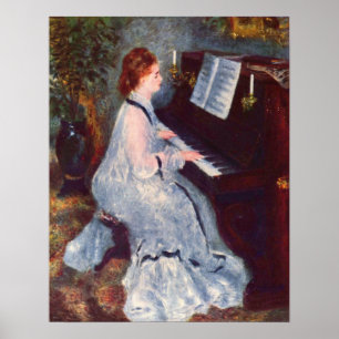 Affiche Femme au piano