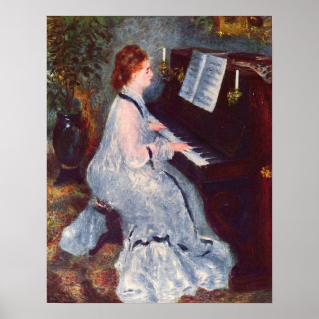 Affiche Femme au piano (Devant)