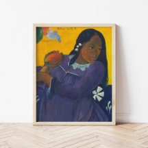 Femme avec Mango | Paul Gauguin