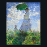 Affiche Femme avec Parasol, Madame Monet et Son Fils<br><div class="desc">Femme au parasol,  Madame Monet et son fils par Claude Monet Vintage Fine Art</div>