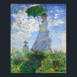 Affiche Femme avec Parasol, Madame Monet et Son Fils<br><div class="desc">Femme au parasol,  Madame Monet et son fils par Claude Monet Vintage Fine Art</div>