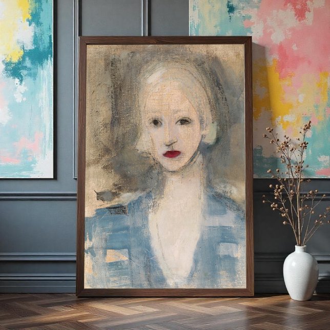 Affiche Femme blonde, Helene Schjerfbeck (Créateur téléchargé)