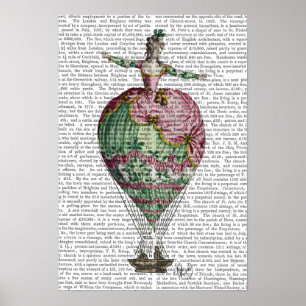 Affiche Femme chaude de ballon à air
