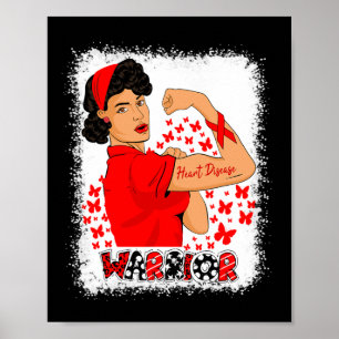 Affiche Femme Congestive Cardiaque Défaillance Guerrier Ca