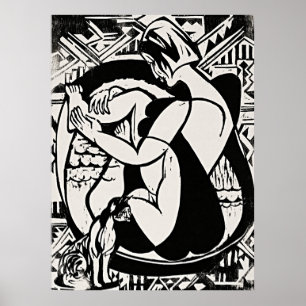 Affiche Femme dans la baignoire par Ernst Ludwig Kirchner