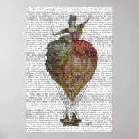 Femme de ballon à air chaud