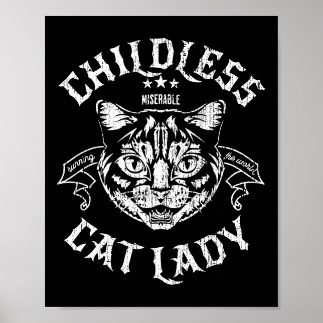 Affiche Femme De Chat Pour Kamala Harris 2024 Vote Féminis (Devant)