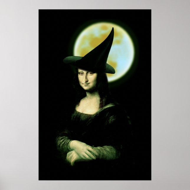 Affiche Femme de cuisine Mona Lisa Halloween (Devant)