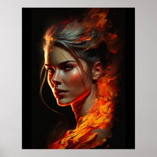 Affiche Femme de feu